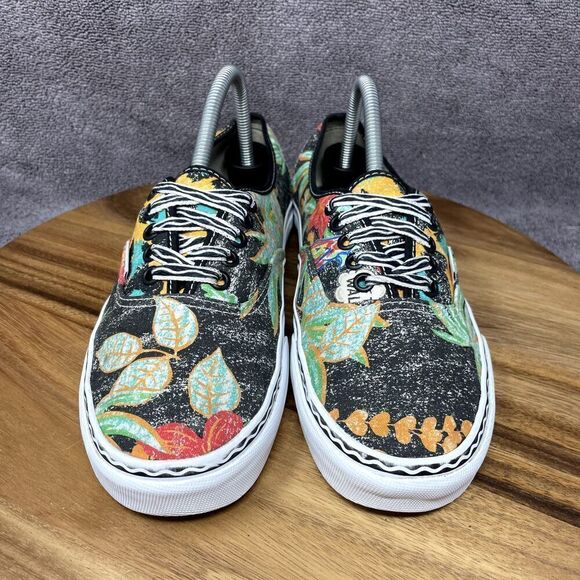 Vans X Crayola Women's Size 9 Shoes White Rainbow Colorful Low Skater Sneakers - Picture 2 of 9